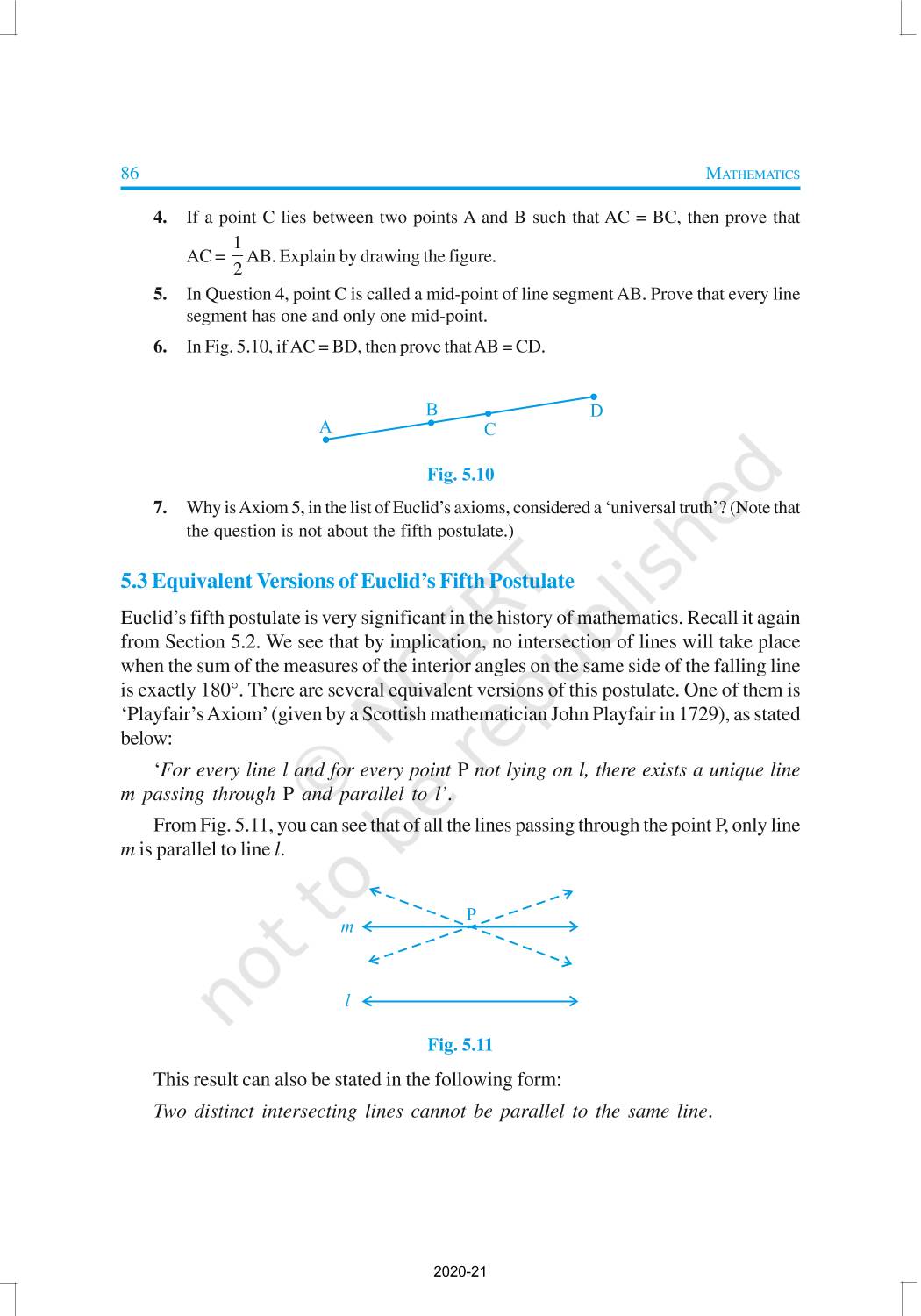 Introduction to euclids geometry ncert book of class 9 mathematics